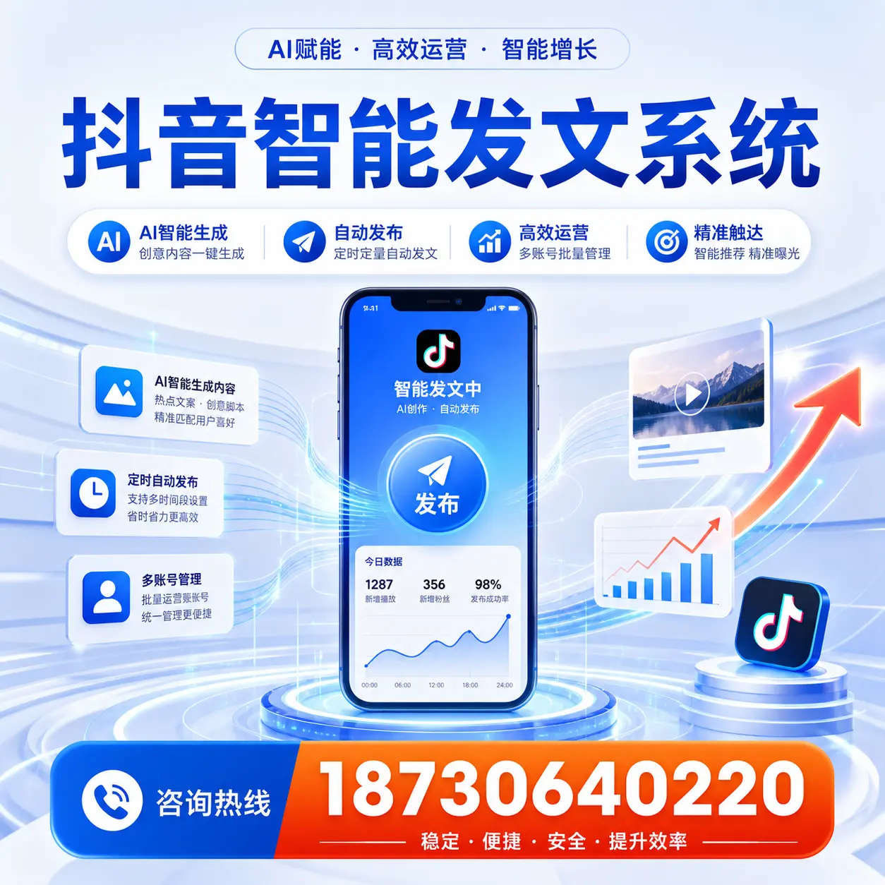 如何通过抖音智能发文系统提升 云浮 企业的市场竞争力
