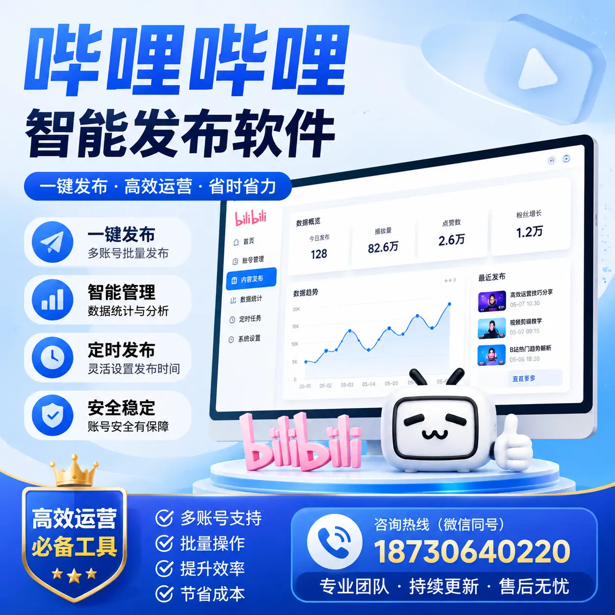 解密哔哩哔哩智能发布软件:功能与优势分析在 云浮